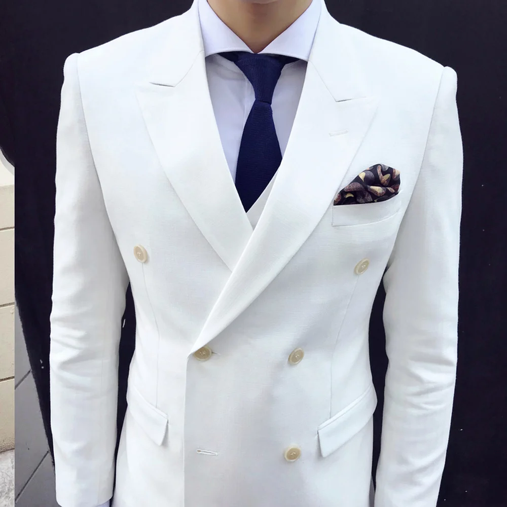Men Formal Suit Vintage Male Blazer Jacket +Vest +Pants 3 PCS Set Gentleman Wedding Party Business Suit Double-breasted Suit
Men Formal Suit Vintage Male Blazer Jacket +Vest +Pants 3 PCS Set Gentleman Wedding Party Business Suit Double-breasted Suit