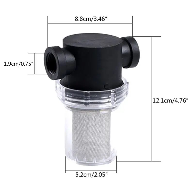 1/2' 3/4'Irrigation Universal Filter Water Pump Purification Garden Pipeline
1/2' 3/4'Irrigation Universal Filter Water Pump Purification Garden Pipeline