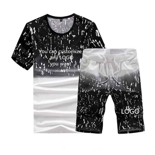New Summer Men's T-shirt Custom LOGO Men's short sleeve High Quality Cotton Men's Short Sleeve +Short 2-piece suit
New Summer Men's T-shirt Custom LOGO Men's short sleeve High Quality Cotton Men's Short Sleeve +Short 2-piece suit
