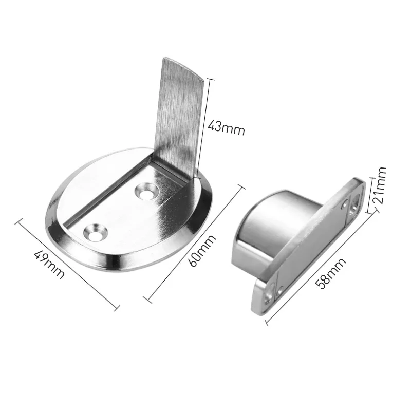 Magnet Door Stop Hidden Door Stopper Magnetic Door Holder Zinc Alloy Toilet Glass Door Doorstop Furniture Hardware
Magnet Door Stop Hidden Door Stopper Magnetic Door Holder Zinc Alloy Toilet Glass Door Doorstop Furniture Hardware