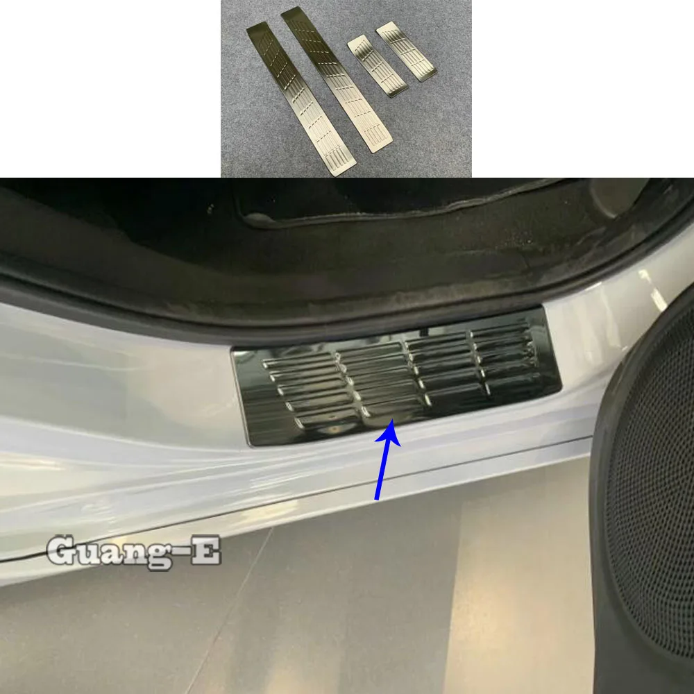 Car Styling Stainless Steel Pedal Door Scuff Plate Cover Threshold Stick External Outside Parts For Honda Fit Jazz 2020 2021
Car Styling Stainless Steel Pedal Door Scuff Plate Cover Threshold Stick External Outside Parts For Honda Fit Jazz 2020 2021