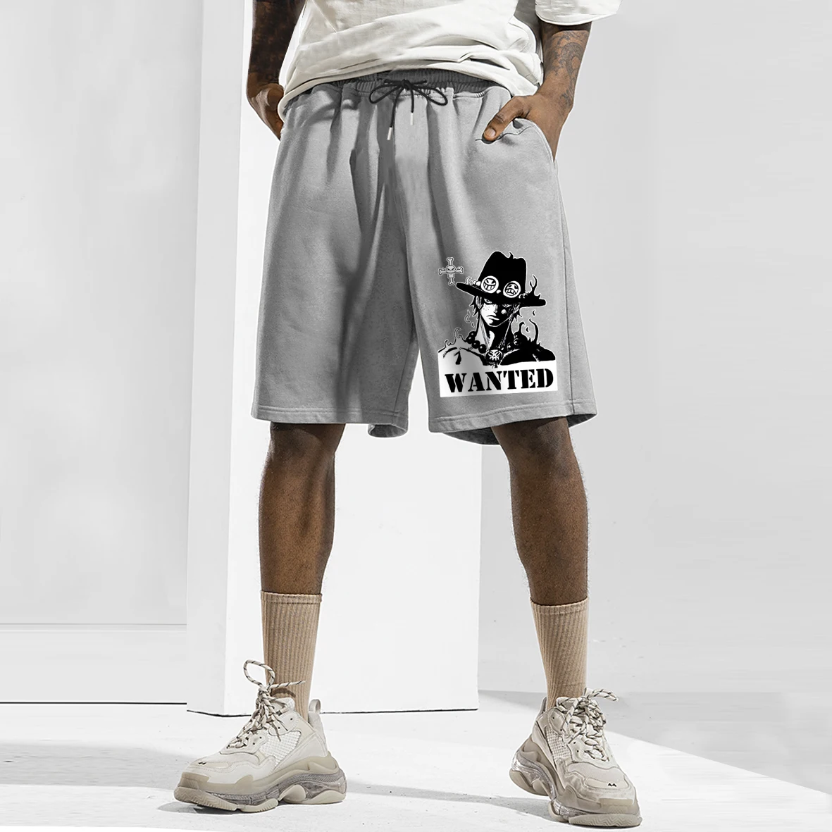 Japanese Anime ONE-PIECE Men Running Sport Shorts for Men Casual Style Summer Men's Shorts Pants Male Printing Drawstring Shorts
Japanese Anime ONE-PIECE Men Running Sport Shorts for Men Casual Style Summer Men's Shorts Pants Male Printing Drawstring Shorts