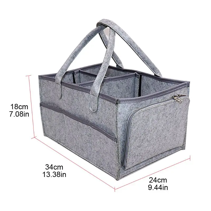 Portable Baby Diaper Organizer Felt Nursery Storage with Changeable Compartments
Portable Baby Diaper Organizer Felt Nursery Storage with Changeable Compartments