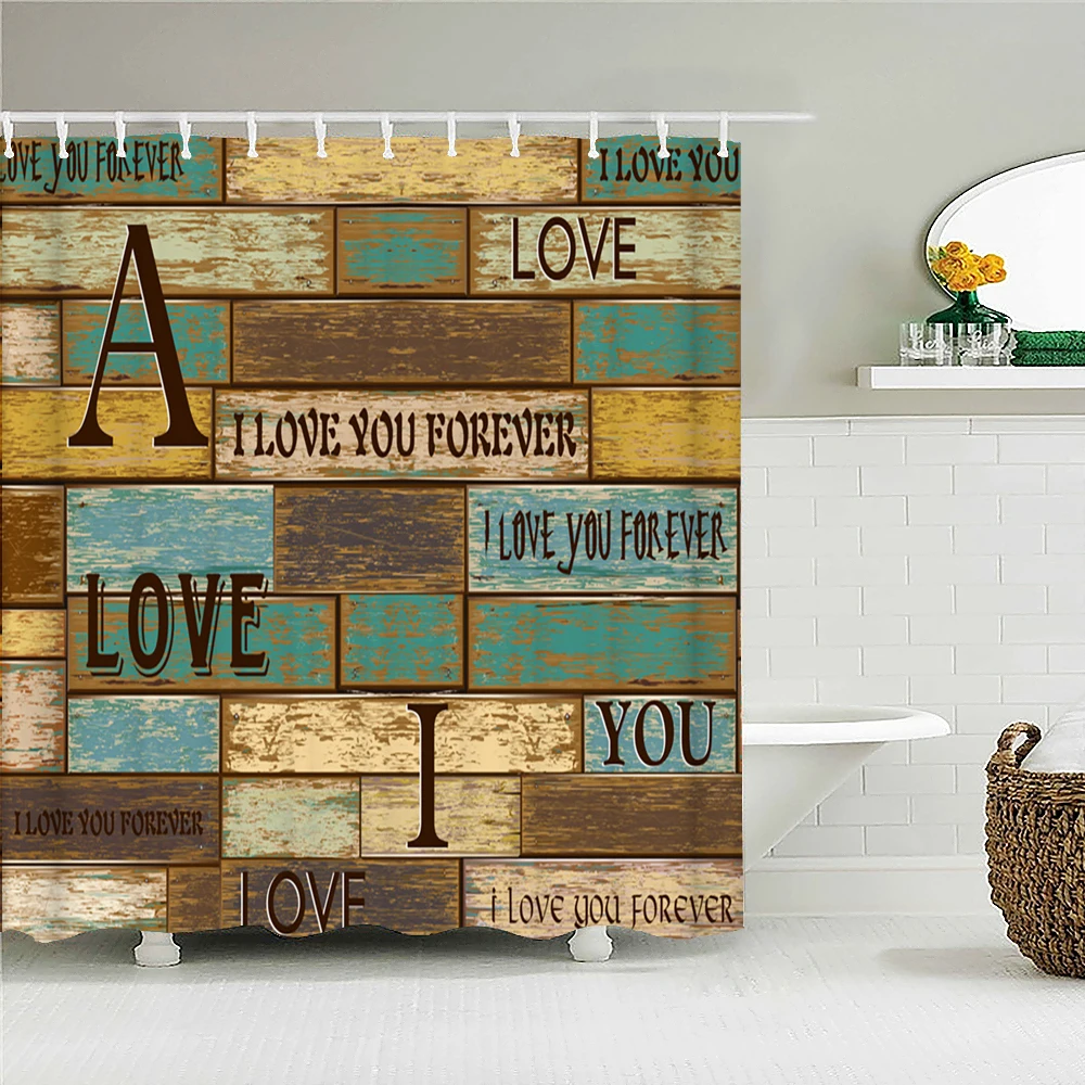 Waterproof Shower Curtain For Bathroom Old Retro Wood Grain Print Bathtub Curtains Polyester Bath Curtains with Hooks
Waterproof Shower Curtain For Bathroom Old Retro Wood Grain Print Bathtub Curtains Polyester Bath Curtains with Hooks