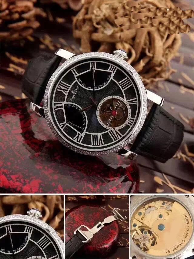 Luxury Brand New Men Automatic Mechanical Watch Silver Blue Diamond Bezel Leather Tourbillon Rome Dual Time Skeleton Sapphire
Luxury Brand New Men Automatic Mechanical Watch Silver Blue Diamond Bezel Leather Tourbillon Rome Dual Time Skeleton Sapphire