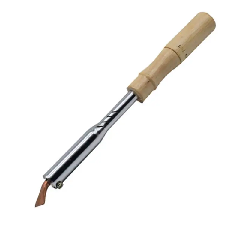 220V Heavy Duty Electric Soldering Iron 75W 100W 150W High Power Soldering Iron Chisel Tip Wood Handle
220V Heavy Duty Electric Soldering Iron 75W 100W 150W High Power Soldering Iron Chisel Tip Wood Handle
