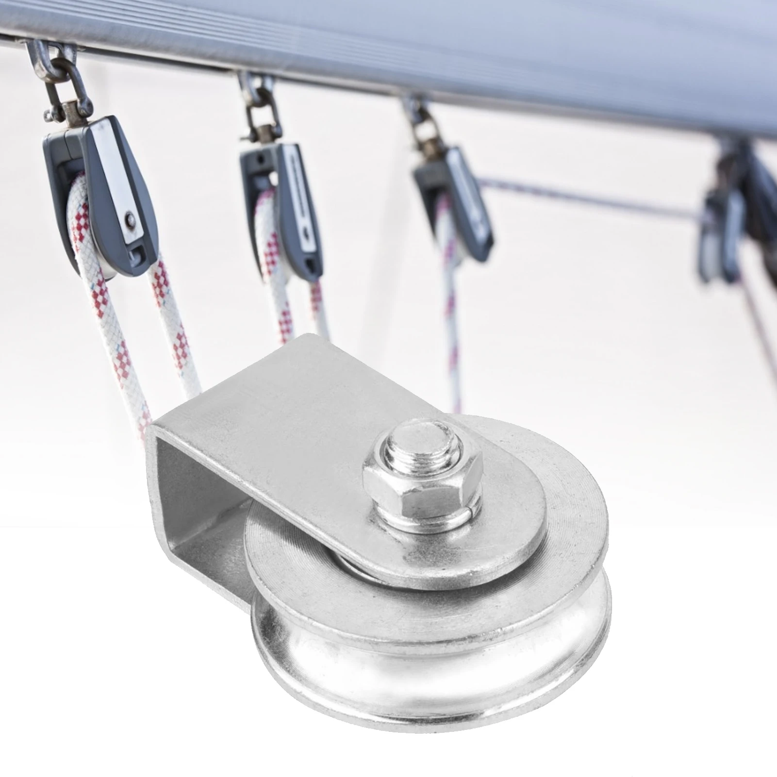 300kg Pulley Fixed Pulley Bearing Lifting Pulley Crown Block Crane Pulley Block Hanging Wire Towing Wheel For Wire Rope
300kg Pulley Fixed Pulley Bearing Lifting Pulley Crown Block Crane Pulley Block Hanging Wire Towing Wheel For Wire Rope