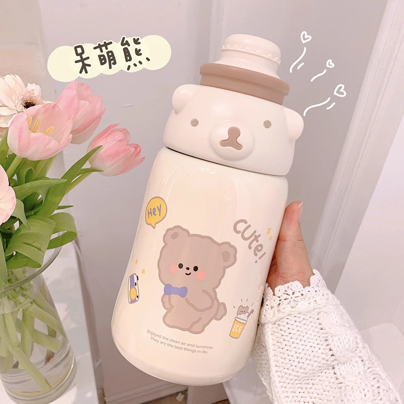 1000ML Cartoons Stainless Steel Vacuum Flask Coffee Tea Milk Travel straw Cup Cute Bear Water Bottle Insulated Thermos
1000ML Cartoons Stainless Steel Vacuum Flask Coffee Tea Milk Travel straw Cup Cute Bear Water Bottle Insulated Thermos