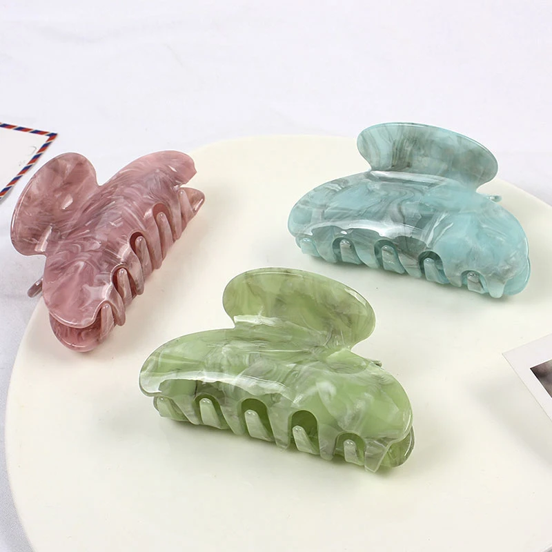 1 PC Acrylic Marble Hair Claw Fashion Korean Acetate Hair Clip Hairpins Women Girls Hair Crab Clamp Hair Accessories Hair Claws
1 PC Acrylic Marble Hair Claw Fashion Korean Acetate Hair Clip Hairpins Women Girls Hair Crab Clamp Hair Accessories Hair Claws