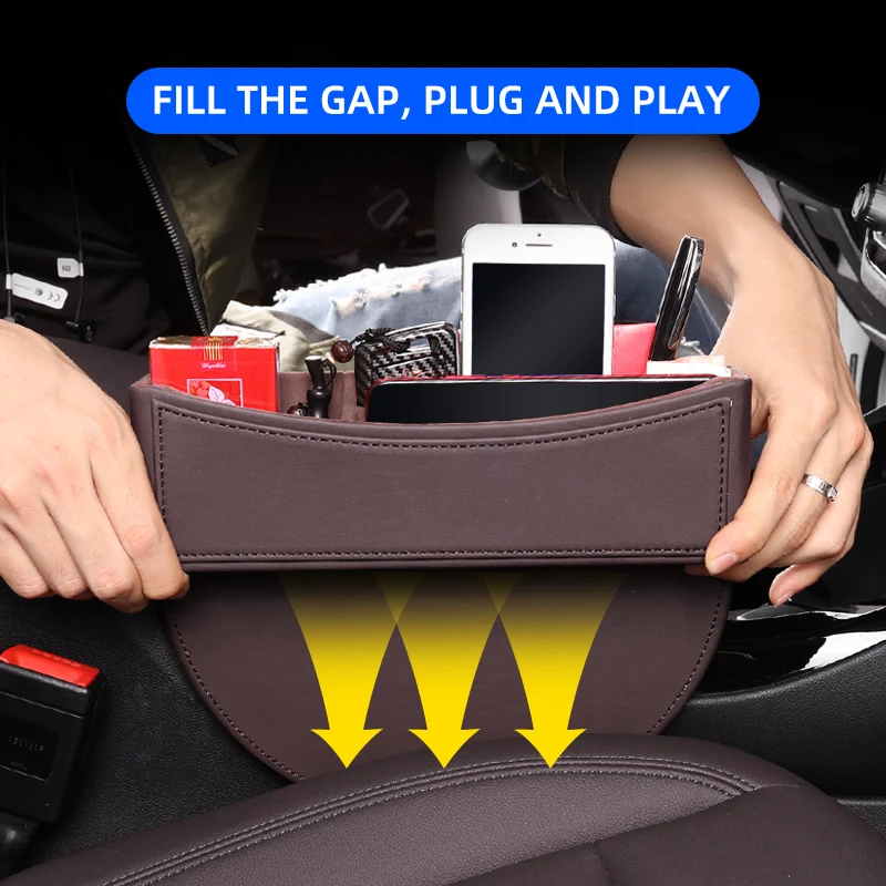 2PCS Leather Car Seat Crevice Box Gap Storage Bag Stowing Tidying Phone Holder Auto Interior Accessories for BMW F20 F30 G30 F15
2PCS Leather Car Seat Crevice Box Gap Storage Bag Stowing Tidying Phone Holder Auto Interior Accessories for BMW F20 F30 G30 F15
