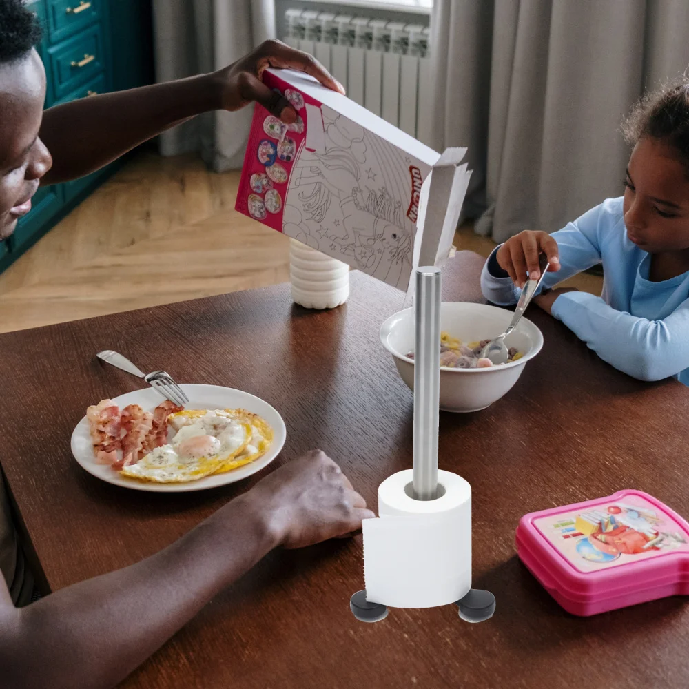 1pc Creative Bathroom Paper Roll Holder Towel Rack Tissue Rack 
1pc Creative Bathroom Paper Roll Holder Towel Rack Tissue Rack