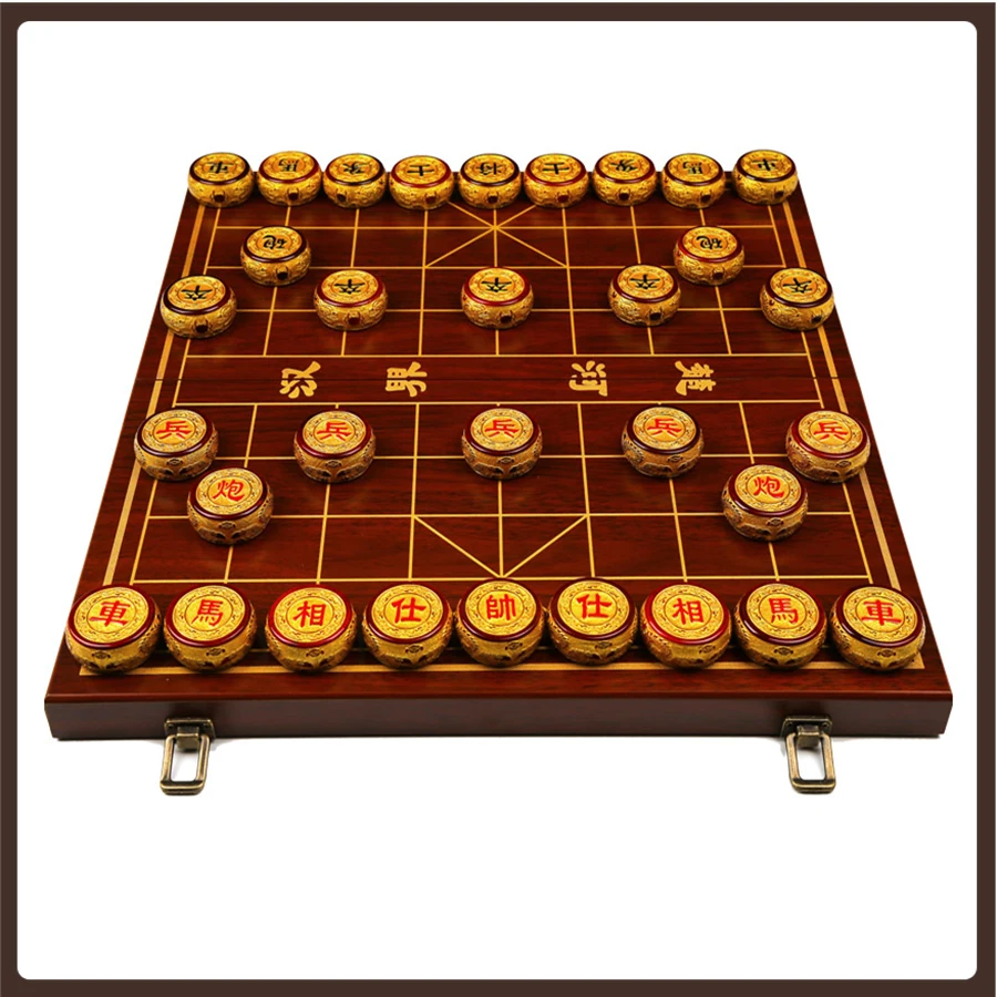Professional Chinese Chess Decoration Quality Chinese Chess Pieces Wood Luxury Accessories Xadrez Tabuleiro Jogo Board Games 
Professional Chinese Chess Decoration Quality Chinese Chess Pieces Wood Luxury Accessories Xadrez Tabuleiro Jogo Board Games
