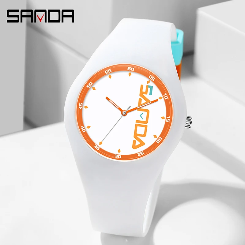 

Часы наручные SANDA мужские/женские кварцевые, модные простые Стильные повседневные водонепроницаемые