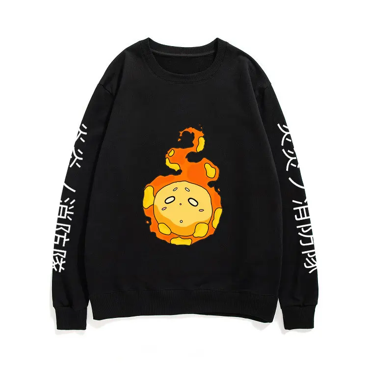 Men Women Daily Loose Streetwear Manga Fire Force Sweatshirt Cute Little Flame Pullover Anime Fire Brigade of Flames Sweatshirts
Men Women Daily Loose Streetwear Manga Fire Force Sweatshirt Cute Little Flame Pullover Anime Fire Brigade of Flames Sweatshirts