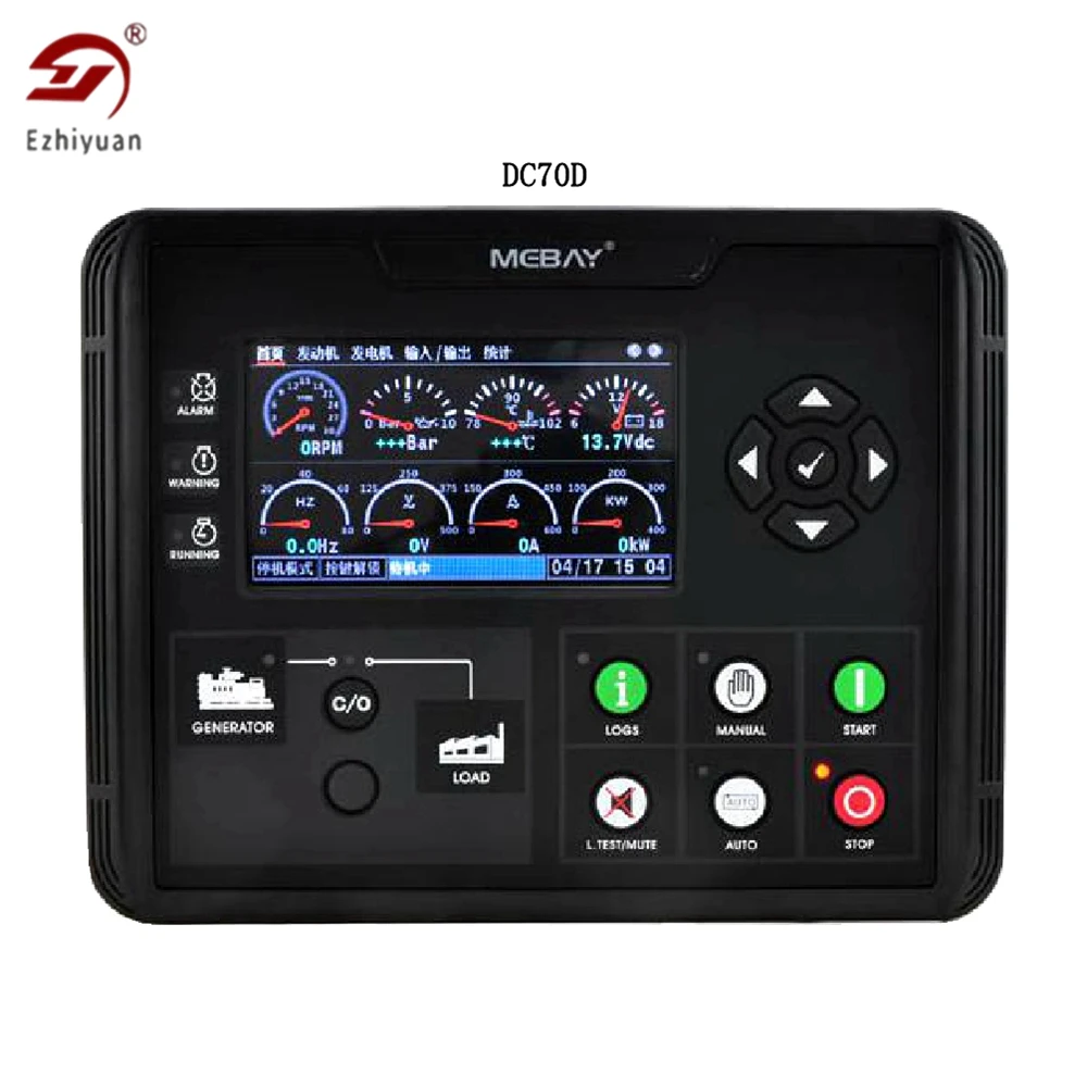 DC70D DC72D DC70DR DC72DR Generator Controller LCD Display for Diesel Gasoline Gas Genset Parameters
DC70D DC72D DC70DR DC72DR Generator Controller LCD Display for Diesel Gasoline Gas Genset Parameters
