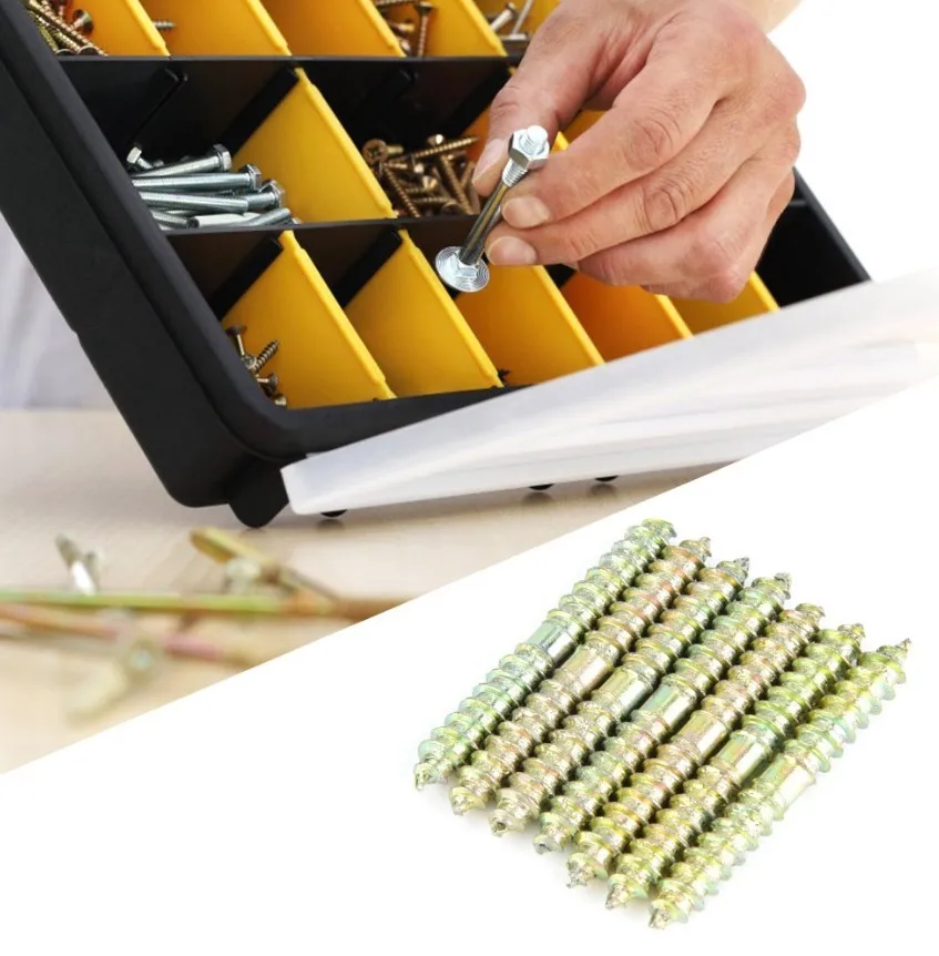20pcs 5*40mm Dowel Screws Self-Tapping Thread Bolts For Woodworking Connector Double Ended Furniture Fixing Self Tapping Screw
20pcs 5*40mm Dowel Screws Self-Tapping Thread Bolts For Woodworking Connector Double Ended Furniture Fixing Self Tapping Screw