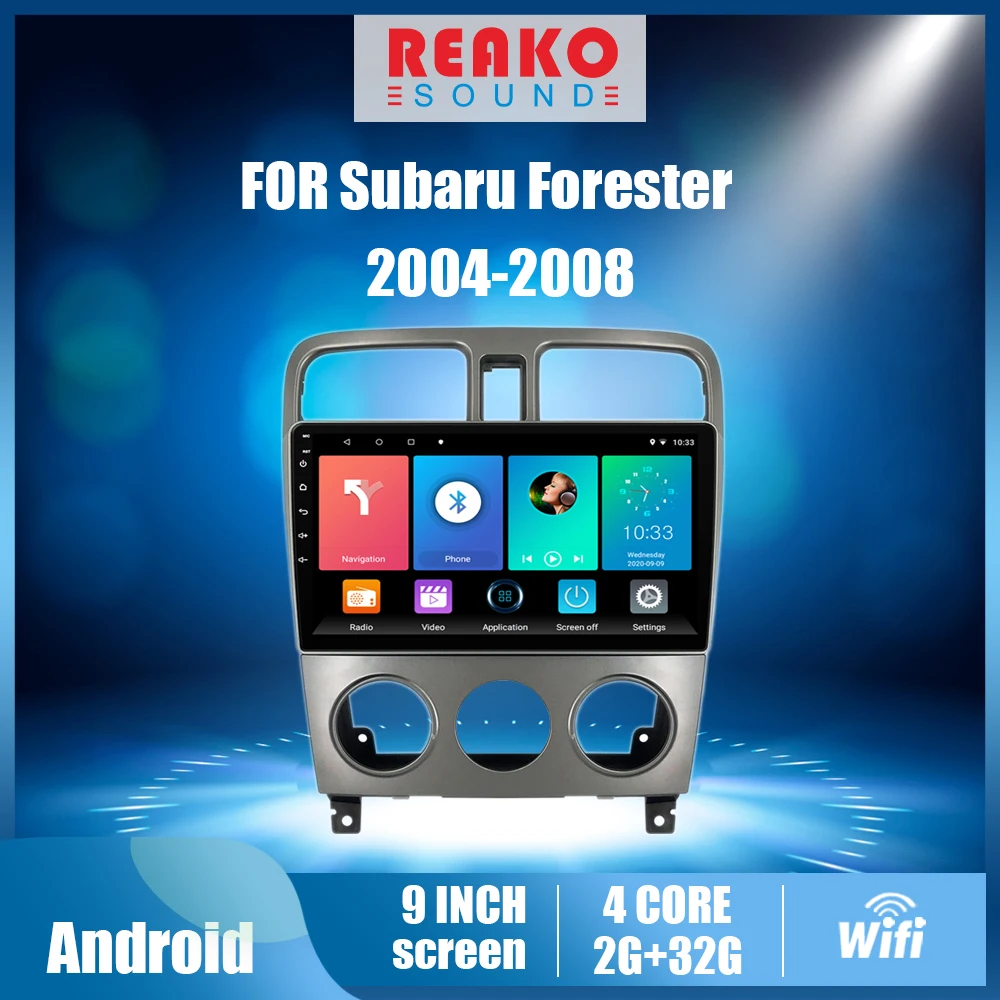 REAKOSOUND 9'' 2Din For Subaru Forester 2004-2008 android Car Radio Multimedia Player autoradio Aftermarket GPS Navigation
REAKOSOUND 9'' 2Din For Subaru Forester 2004-2008 android Car Radio Multimedia Player autoradio Aftermarket GPS Navigation