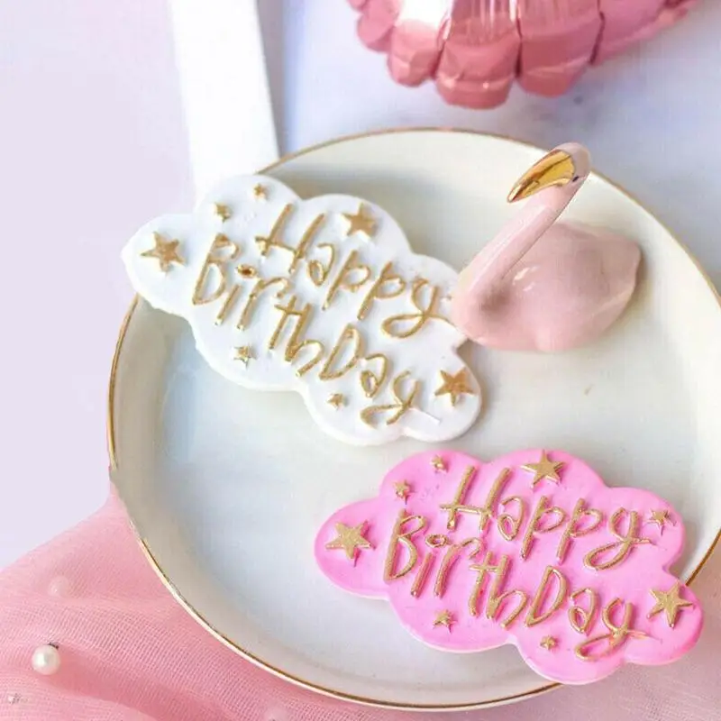 Cloud Shape Silicone Cake Mold DIY Happy Birthday Letters Fondant Decorators Cake Dessert Cake Tools Baking Molds
Cloud Shape Silicone Cake Mold DIY Happy Birthday Letters Fondant Decorators Cake Dessert Cake Tools Baking Molds