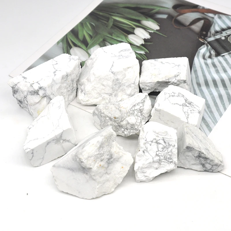 Natural White Turquoise Raw Stone Minerals Specimens Bulk Tumbled Stones Healing Quartzs Crystals Reiki Gemstone Home Decoration
Natural White Turquoise Raw Stone Minerals Specimens Bulk Tumbled Stones Healing Quartzs Crystals Reiki Gemstone Home Decoration