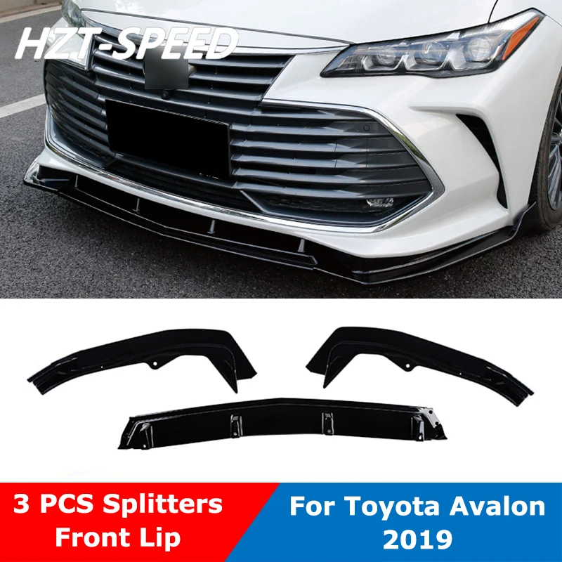3 шт. ABS яркий черный Передний спойлер для Toyota Avalon 2019 
3 шт. ABS яркий черный Передний спойлер для Toyota Avalon 2019