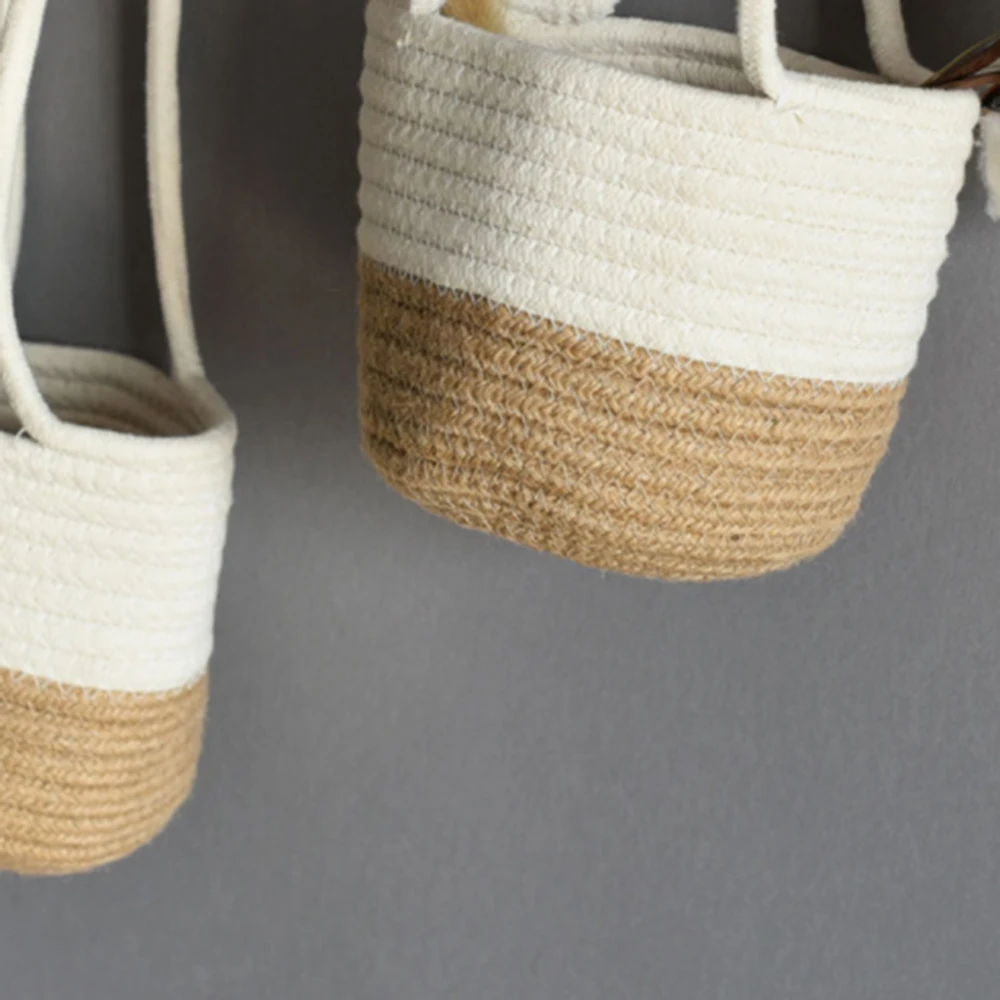 Planter Pot Hanger Ceiling Wall Indoor Straw Woven Basket Flower Hanging Knotted Rope For Living Room Home Art Decor Balcony
Planter Pot Hanger Ceiling Wall Indoor Straw Woven Basket Flower Hanging Knotted Rope For Living Room Home Art Decor Balcony