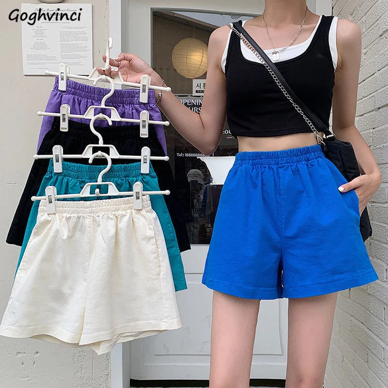 Shorts Women All-match Solid Summer Korean Style Loose Comfortable Fashion High Waist Casual Streetwear Elegant Chic Classic Ins
Shorts Women All-match Solid Summer Korean Style Loose Comfortable Fashion High Waist Casual Streetwear Elegant Chic Classic Ins