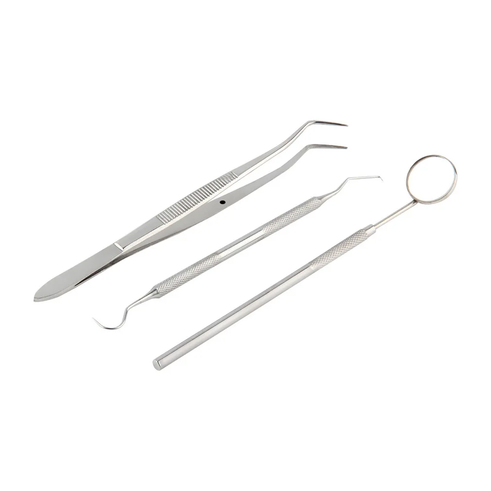 New Hot 3pcs Dental Examination Kit Probe Set Hygiene Examination Cleaning Tools SMR88
New Hot 3pcs Dental Examination Kit Probe Set Hygiene Examination Cleaning Tools SMR88