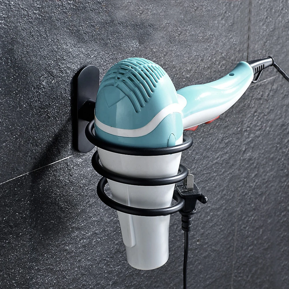 Metal Bathroom Hair Dryer Holder Wall Mounted Free Punching Organizer Shelf for Storage Rack Non-Fading Anti-Corrosion
Metal Bathroom Hair Dryer Holder Wall Mounted Free Punching Organizer Shelf for Storage Rack Non-Fading Anti-Corrosion