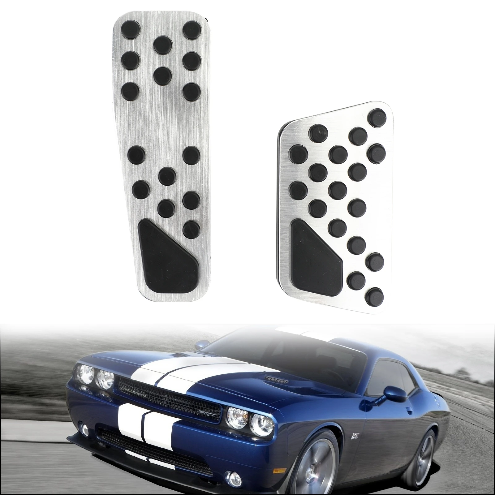 Areyourshop Gas & Brake Pedal Cover Kit For Dodge Challenger / Charger / Chrysler 300 2009-2016 Car Accessories Auto Parts
Areyourshop Gas & Brake Pedal Cover Kit For Dodge Challenger / Charger / Chrysler 300 2009-2016 Car Accessories Auto Parts