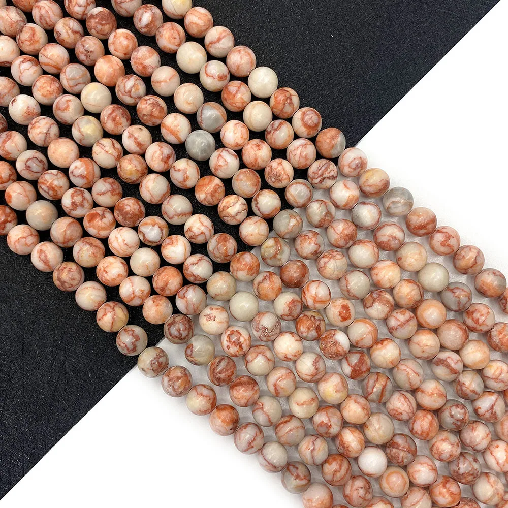 Natural Stone Beads Red Network Stone Striped Beads Round Loose Beads Exquisite Jewelry DIY Making Bracelet DIY Accessories
Natural Stone Beads Red Network Stone Striped Beads Round Loose Beads Exquisite Jewelry DIY Making Bracelet DIY Accessories