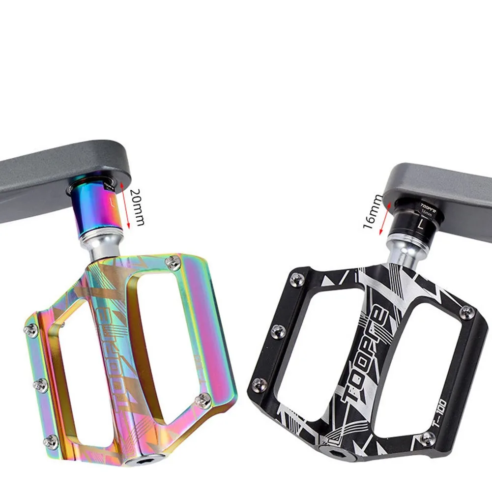 1 Pair Of Mountain Bike Pedal Extender Bicycle Pedal Gasket Extension Pedal Axle Crank Is Suitable For 9/16 Inch Threaded Pedal
1 Pair Of Mountain Bike Pedal Extender Bicycle Pedal Gasket Extension Pedal Axle Crank Is Suitable For 9/16 Inch Threaded Pedal