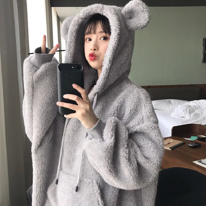 spring/autumn women coats knitted fabric women hoodies women autumn clothing sweatershirts hooded loose women outerwear
spring/autumn women coats knitted fabric women hoodies women autumn clothing sweatershirts hooded loose women outerwear