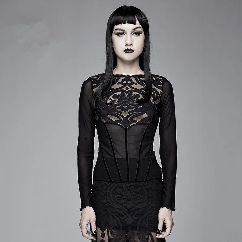 Devil Fashion Gothic Women T Shirt Black Punk Tops Slim Fit Tees O Neck Vintage Long Sleeve Sexy Tops
Devil Fashion Gothic Women T Shirt Black Punk Tops Slim Fit Tees O Neck Vintage Long Sleeve Sexy Tops
