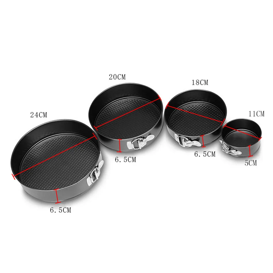 Black Carbon Steel Cakes Molds Non-Stick Metal Bake Mould Round Cake Baking Pan Removable Bottom Bakeware Cake Supplies
Black Carbon Steel Cakes Molds Non-Stick Metal Bake Mould Round Cake Baking Pan Removable Bottom Bakeware Cake Supplies