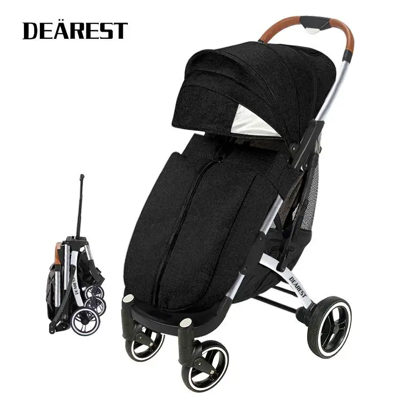 DEAREST Pro 2021 New Baby Stroller Can Sit and Lie Super Lightweight Folding Cart Four-Wheel Shock Absorber Stroller
DEAREST Pro 2021 New Baby Stroller Can Sit and Lie Super Lightweight Folding Cart Four-Wheel Shock Absorber Stroller