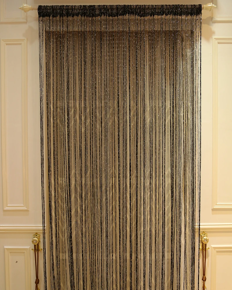 ZiDeTang Flat Dense Glitter Fringe Tassel Polyester Door Curtain Deco String Room Divider Curtain Panel Window Screen Blin
ZiDeTang Flat Dense Glitter Fringe Tassel Polyester Door Curtain Deco String Room Divider Curtain Panel Window Screen Blin