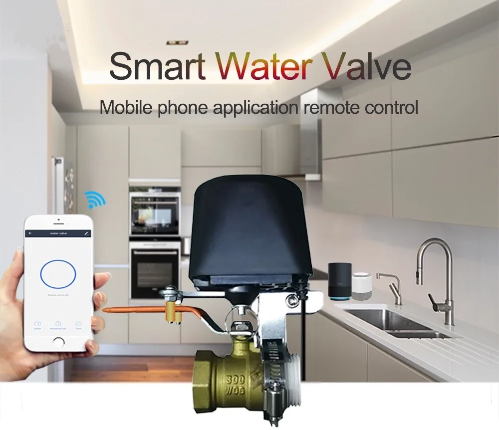 Клапан Zigbee Smart Water/Gas, управление автоматизацией умного дома, работает с Alexa и Google Assistant Power от Tuya
Клапан Zigbee Smart Water/Gas, управление автоматизацией умного дома, работает с Alexa и Google Assistant Power от Tuya