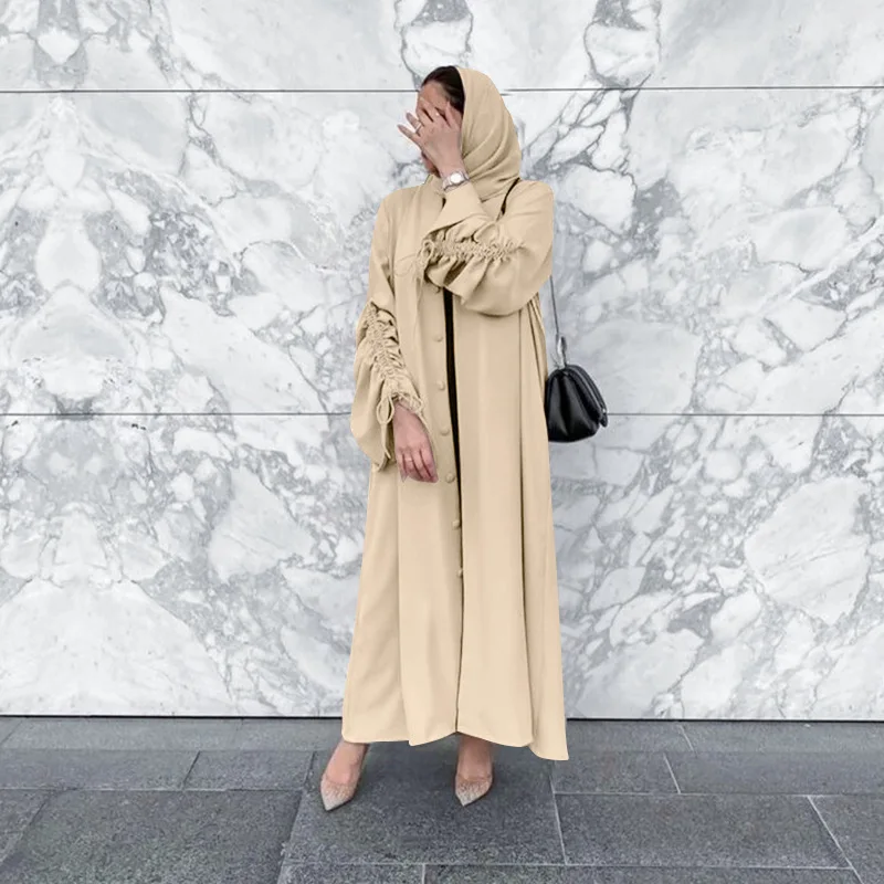 Solid Open Kaftan Dubai Abaya Turkey Kimono Cardigan Robe Muslim Hijab Dress Ramadan Abayas For Women Caftan Islam Clothing
Solid Open Kaftan Dubai Abaya Turkey Kimono Cardigan Robe Muslim Hijab Dress Ramadan Abayas For Women Caftan Islam Clothing