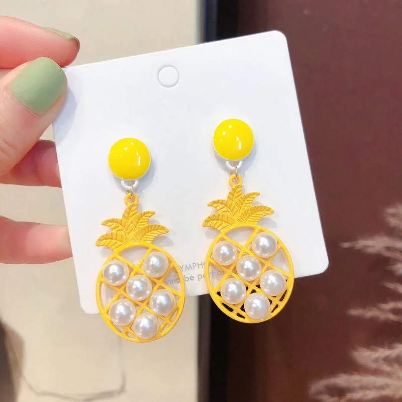 New Fashion 925 silver needle Pineapple stud earrings temperament all-match trend female high-end sense earrings (No.129-8)
New Fashion 925 silver needle Pineapple stud earrings temperament all-match trend female high-end sense earrings (No.129-8)