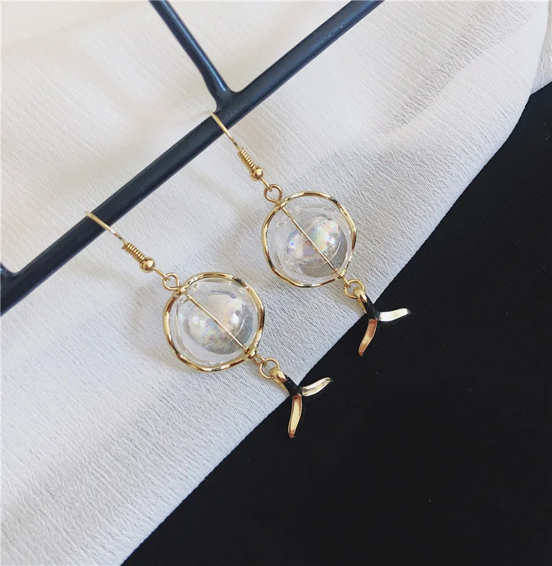 Vintage Handmade Glass Ball Dangle Long gold metal Earrings For Women 2020 Original Fishtail Colorful Bubble Korean Jewelry
Vintage Handmade Glass Ball Dangle Long gold metal Earrings For Women 2020 Original Fishtail Colorful Bubble Korean Jewelry