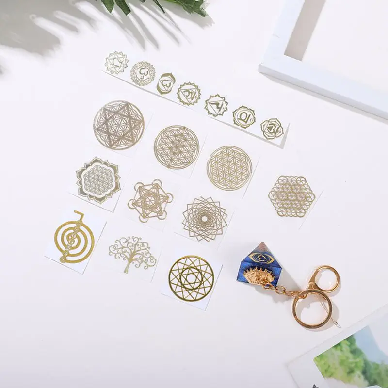 1Set Flower Invitation Energy Metal Copper Sticker Energy Tower Pattern Paste for DIY Making Mould Craft Jewelry Tool
1Set Flower Invitation Energy Metal Copper Sticker Energy Tower Pattern Paste for DIY Making Mould Craft Jewelry Tool