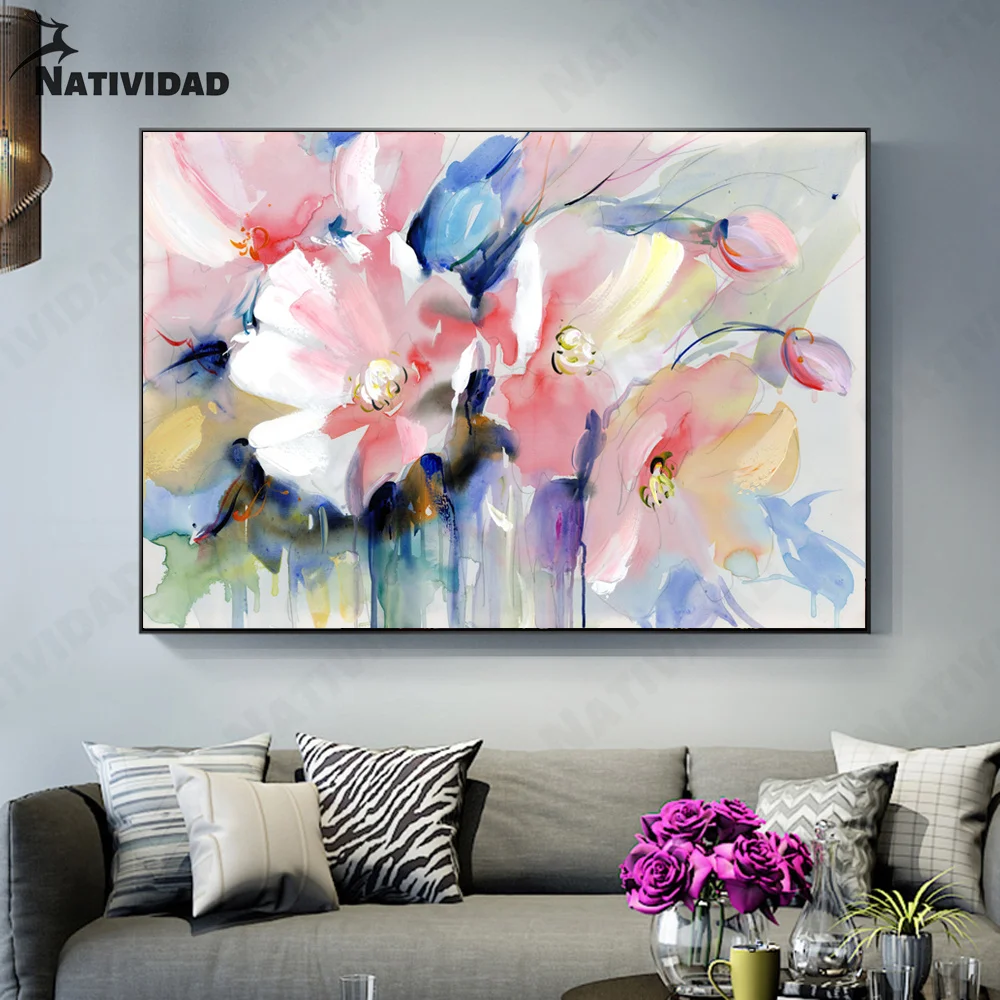 Modern Abstract Paintings Flower Oil Painting Print On Canvas Modern Wall Art Flower Picture Paintings for Interior Wall Poster
Modern Abstract Paintings Flower Oil Painting Print On Canvas Modern Wall Art Flower Picture Paintings for Interior Wall Poster