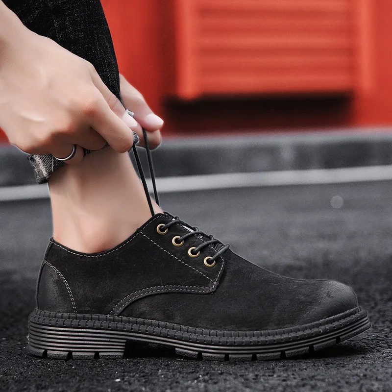 Shoes Men Leather Leather Men's Boots Autumn Shoes Men Outdoor Zapatos Cuero Cowboy Man De Para Hombre Summer
Shoes Men Leather Leather Men's Boots Autumn Shoes Men Outdoor Zapatos Cuero Cowboy Man De Para Hombre Summer