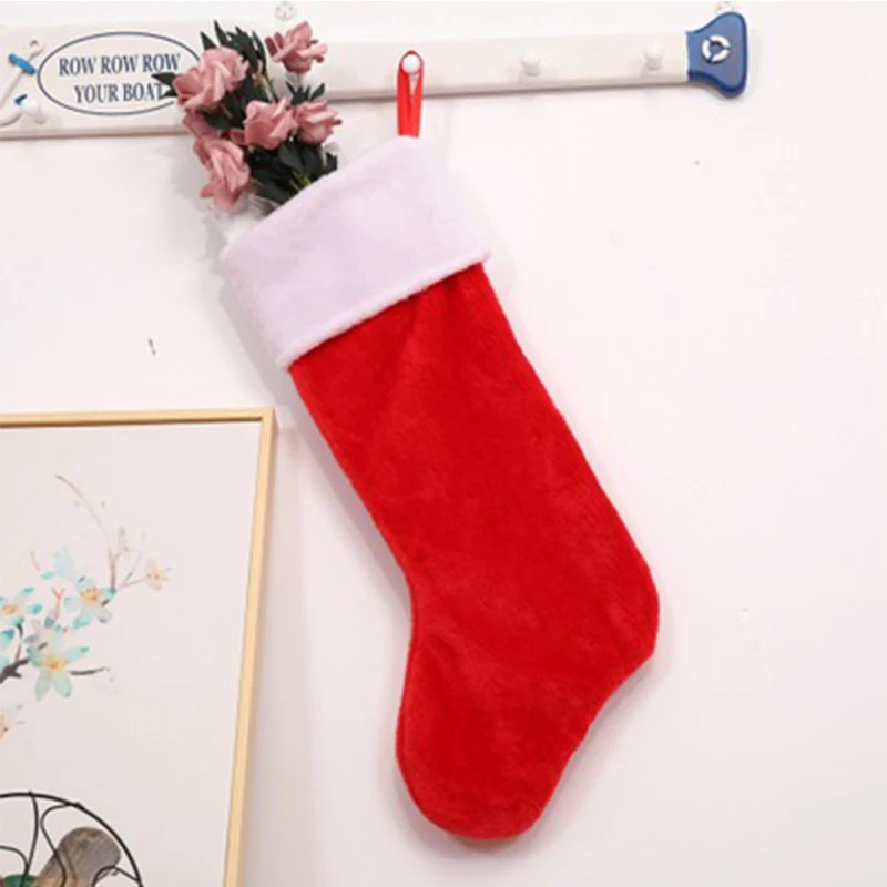Wholesale Christmas Short Plush Stocking Christmas Eve Tree Decoration Candy Socks Children Hanging Bag Pendant Party Gift
Wholesale Christmas Short Plush Stocking Christmas Eve Tree Decoration Candy Socks Children Hanging Bag Pendant Party Gift