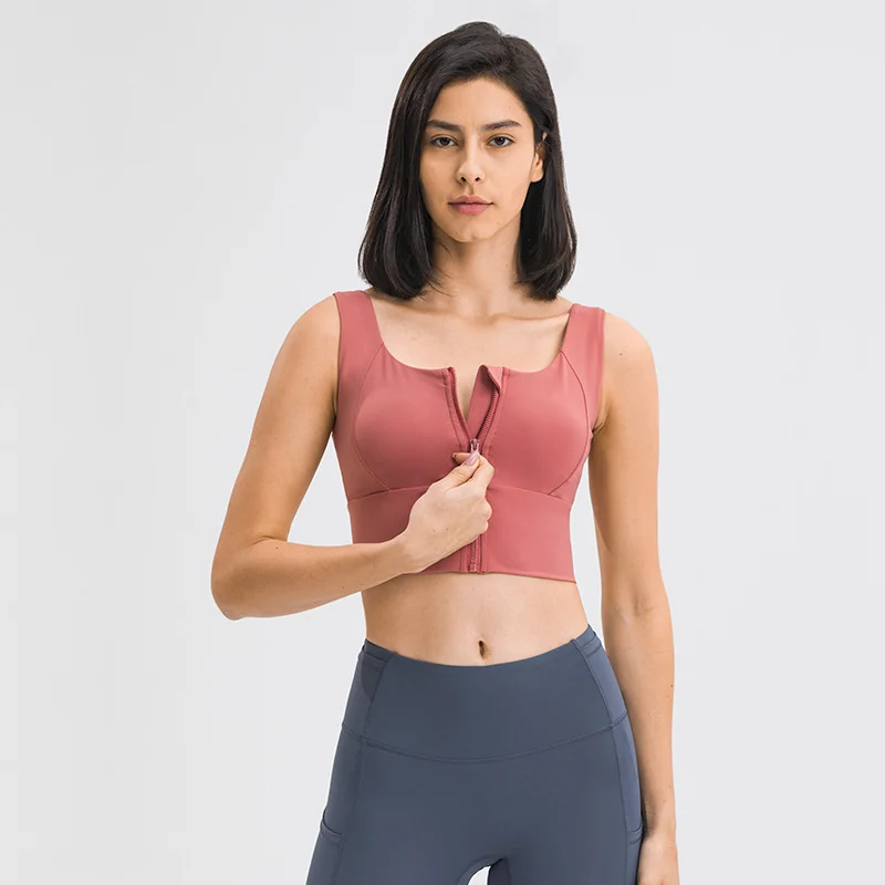 Spring and summer 2022 new fashion versatile zipper sports underwear women gather shockproof collection bra
Spring and summer 2022 new fashion versatile zipper sports underwear women gather shockproof collection bra