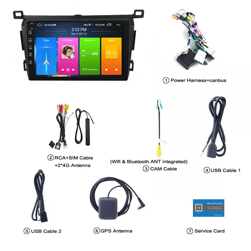 9 Inch Android 10.0 For Toyota RAV4 2013-2018Car Radio Multimedia Player Stereo Video GPS Navigation Support Picture-in-Picture 
9 Inch Android 10.0 For Toyota RAV4 2013-2018Car Radio Multimedia Player Stereo Video GPS Navigation Support Picture-in-Picture