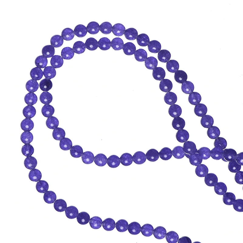 

Hot sale dark purple chalcedony jades stone 2mm 3mm beautiful stone round loose beads diy Jewelry making 15" B460