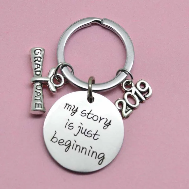2019 My Story Is Just Beginning Creative Gift Keychain Fashion Personality Women Men Car Decoration Keyrings
2019 My Story Is Just Beginning Creative Gift Keychain Fashion Personality Women Men Car Decoration Keyrings