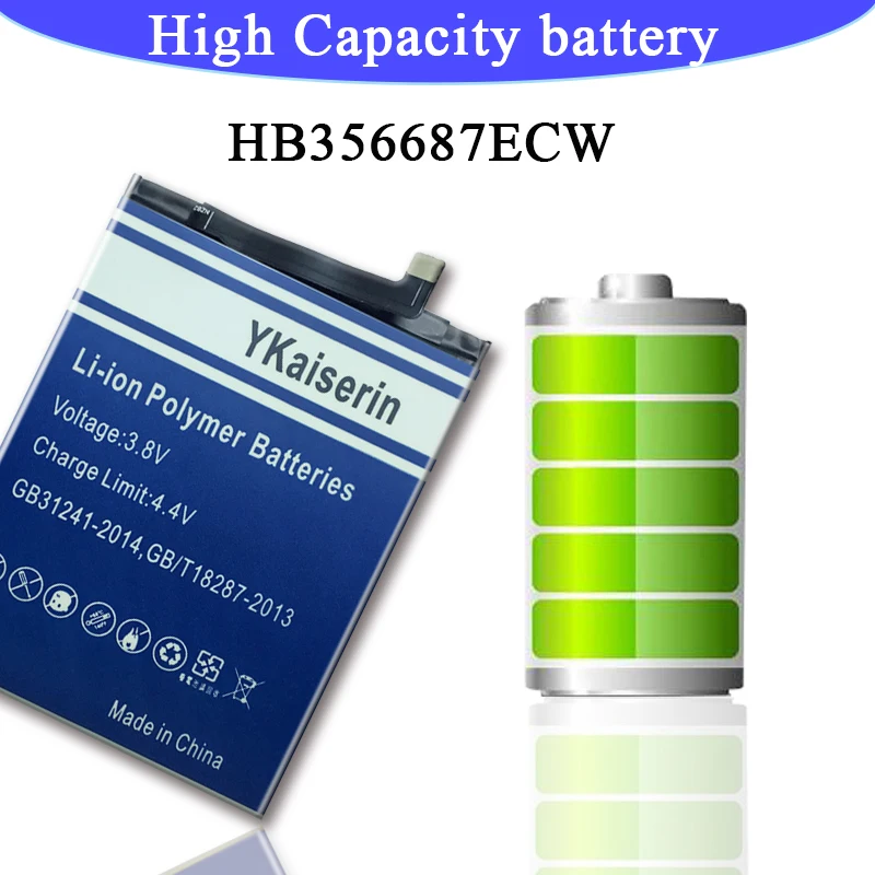 For HuaWei 4500mAh HB356687ECW battery Huawei Nova 2 plus/Nova 2i/ G10/Mate 10 Lite/ Honor 7x/Honor 9i Batteries + Tools | Компьютеры и