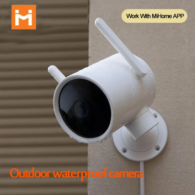 Xiaomi наружная камера водонепроницаемая 270 угол 1080P беспроводная Wi Fi Веб H.265 ночное